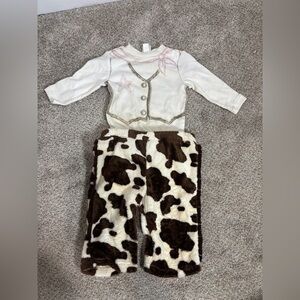 NEW! Vintage Old Navy Western Cowgirl Baby outfit baby Halloween costume 3-6 mon
